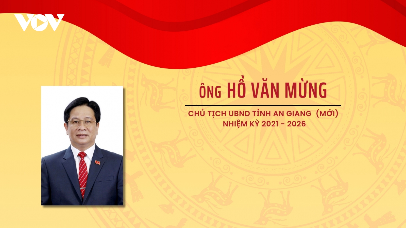 Chân dung ông Hồ Văn Mừng, Chủ tịch UBND tỉnh An Giang (mới)